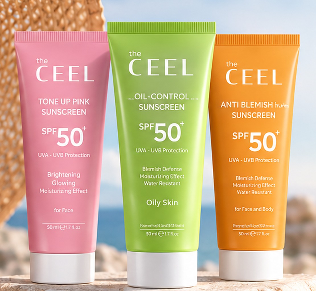 The Ceel sunscreen collection